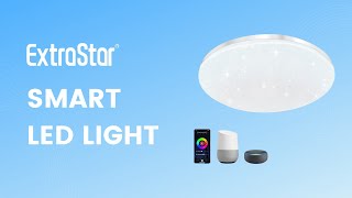 Upgrade Your Lighting with ExtraStars Smart LED Ceiling Light [upl. by Melentha]