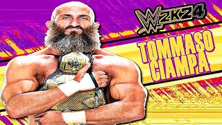 WWE 2K24  Tommaso Ciampa Signatures and Finishers [upl. by Ygief]