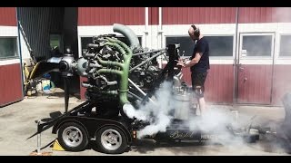 Bristol Hercules Radial Aircraft Engine Demonstration [upl. by Krishnah]