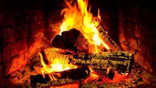 Christmas Fireplace Music 🔥 Cozy Crackling Fireplace Ambience 4K [upl. by Trbor662]