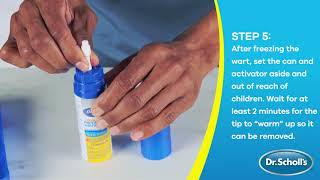 Dr Scholls  How To Use Dual Action Freeze Away® Wart Remover [upl. by Derward]