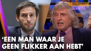 Johan fileert ‘sprekende pop’ Wopke Hoekstra ‘Een man waar je geen flikker aan hebt [upl. by Genvieve]