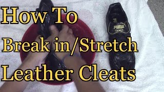 How To Break In Leather Cleats [upl. by Edita271]