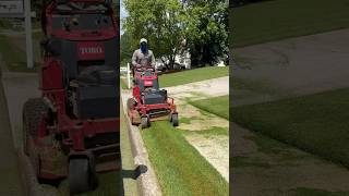 Lawn care specialists youtubeshorts foryou satisfying foryoupage summer youtube landscaping [upl. by Idnahk]