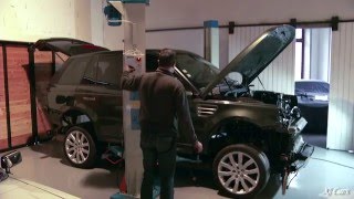 RANGE ROVER SPORT TDV8 BODY REMOVAL [upl. by Jeri]