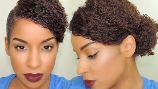 How To  Style That Old Wash N Go  Camille Rose Naturals Fresh Curl [upl. by Aeiram]