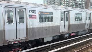 Rockaway Park bound R179 A at Beach 98 StPlayland [upl. by Aynwat762]