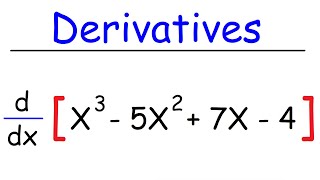 Derivatives of Polynomial Functions  Calculus [upl. by Enaitsirhc62]