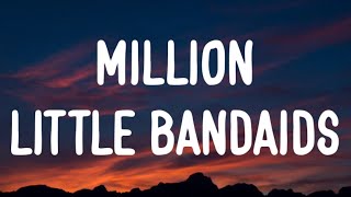 Caroline Jones  Million Little Bandaids Lyrics ft Zac Brown Band [upl. by Aicen]