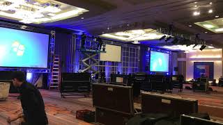 Corporate AV  Conference Set up Time Lapse [upl. by Airec893]