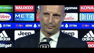 INTERVISTA ALLEGRI POST PARTITA EMPOLI JUVENTUS 02 [upl. by Siravart720]