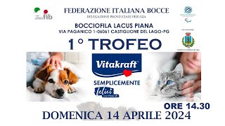 1° Trofeo VITAKRAFT  Bocciofila Lacus Piana [upl. by Nor]