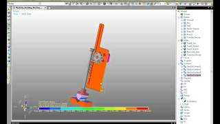 RecurDyn Tutorial  FFlex Plasticity Bending Machine [upl. by Drofliw]