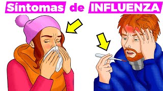 Síntoma tempranos de influenza NO LOS IGNORES y cómo diferenciarlos de un resfriado común [upl. by Groos]