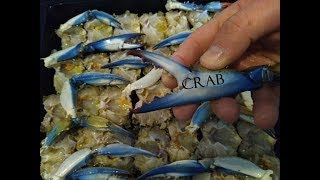 MAVİ YENGEÇ TEMİZLEME VE PİŞİRME CRAB CLEANING AND COOKING [upl. by Tatum296]