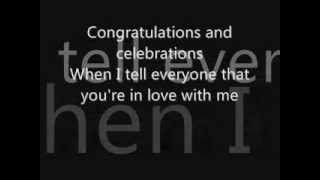 Congratulations by Cliff Richard lyrics [upl. by Cheryl561]