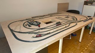 Construction of the Model Train Layout Märklin H0 [upl. by Lletnahs]