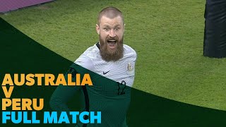 Australia vs Peru  2022 FIFA World Cup Qualifiers  FULL MATCH [upl. by Letsyrk]