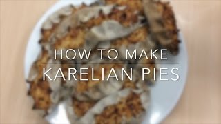 HOW TO MAKE FINNISH KARELIAN PIES  Karjalanpiirakka [upl. by Anitap]