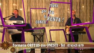 Formatia ORFEUS din ONESTI  COLAJ HORE  Tel  0745431679  clip 4mkv [upl. by Aihsek]