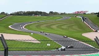 Donington Park 2024 750 Weekend Formula 1000 Crash [upl. by Drareg58]