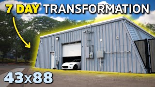 Building Our Dream Garage In 7 Days [upl. by Hew]