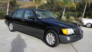 92 Mercedes Benz 500SEL W140 S500 1 Owner 2nd Video [upl. by Barri]