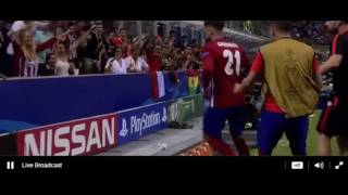 Real Madrid 1vs1 Atletico Madrid  Yannick Carrasco Goal Gol  Champions League Final  28052016 [upl. by Felita]