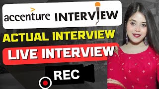 🔥ACCENTURE Actual Live Interview  Accenture Live recording Interview🔥 [upl. by Kenzi]