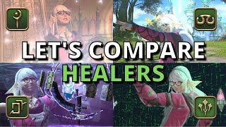 FFXIV Healer Comparison EasyHard StrongWeak Intense [upl. by Anaahs]