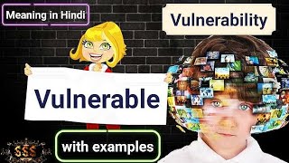 Vulnerable meaning in hindi with examples [upl. by Regnij916]