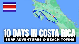 Best Surf Spots in Costa Rica Tamarindo Santa Teresa Jaco amp Dominical [upl. by Ecirtaed]