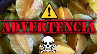 ⚠ ADVERTENCIA ☠ Averrhoa carambola fruto en forma de estrella fruta de estrella tapio [upl. by Tonl]