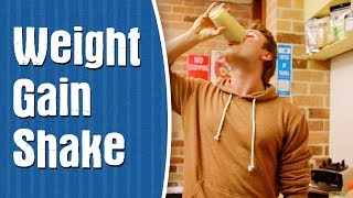 RAW Weight Gain Shake — Weight Gain Shake Recipe for Skinny Guys [upl. by Yusem]