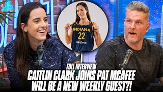 Caitlin Clark Joins The Pat McAfee Show After Becoming The 1 Pick In The WNBA Draft [upl. by Ettennaj]