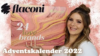 Flaconi ADVENTSKALENDER 2022  24 Love Brands Unboxing [upl. by Kenwee]