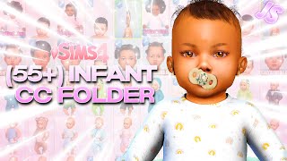 INFANT CC FOLDER 🍼👶 55 ITEMS  Sims 4  FOLDERINFANT DOWNLOAD [upl. by Fairlie164]