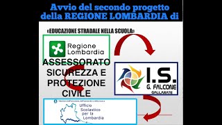 Educazione Stradale Regione Lombardia Assessorato Sicurezza e Protezione Civile USR ISFalcone scuole [upl. by Hengel472]