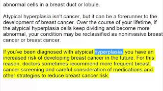 Atypical hyperplasia of the breast [upl. by Guenzi]