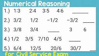 Number Series for Civil Service Exam  lumabas [upl. by Ellennahc540]