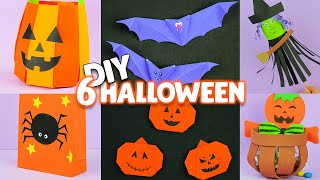 6 Lavoretti per Halloween fai da te Idee Semplici e Creative  DIY Halloween Craft Ideas [upl. by Miculek]