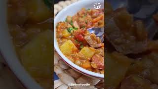 RECETA GUISO DE LENTEJAS CON TODO 😍  FIEBRE FOODIE [upl. by Ekeiram]