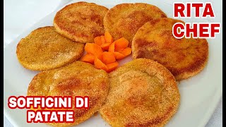 SOFFICINI DI PATATE RIPIENI⭐RITA CHEF  Appetitosi e sfiziosi [upl. by Brunhilde]