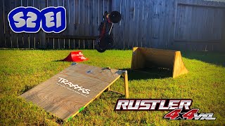 Traxxas Rustler 4x4 VXL Bashing S2 E1  Freestyle Mayhem [upl. by Nehpets]