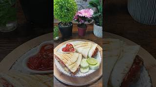 Vegetarian Spicy wraptortillaHow to make veg at homeindiavegetarianbollywood viralshorts [upl. by Dimitry]