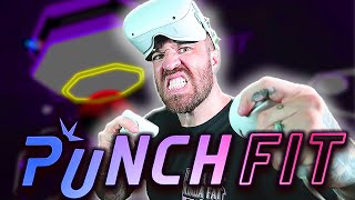 This FREE Quest 2 Fitness Game is TOO GOOD to PASS Punchfit VR on Applab is AMAZING [upl. by Adiari574]