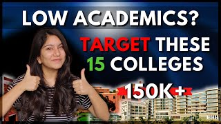 With 20L Package these 15 MBA Colleges Accept Low Academic Marks  ROIWise BSchools [upl. by Cuda]