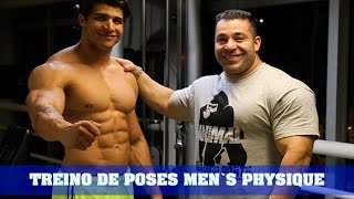 TREINO DE POSES MENS PHYSIQUE [upl. by Nagoh607]