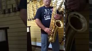 Teste De som Sax Tenor Yamaha YTS32 Purple Logo Yamaha 32 Purple Logo Tenor Saxophone Sound Test [upl. by Eceined]