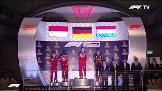 Vettels 5th Win In Singapore [upl. by Bonne]